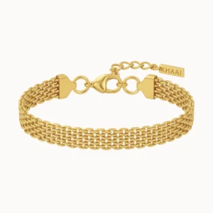 Mesh Bracelet - Forgyldt