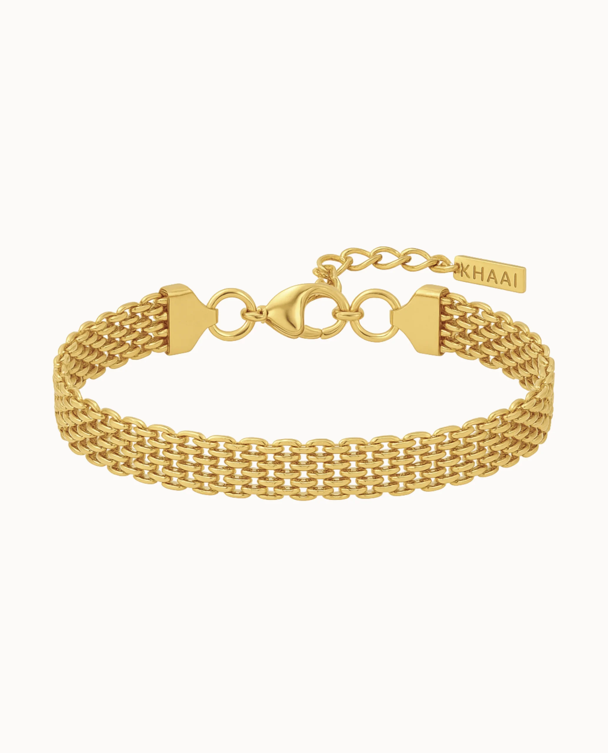 Mesh Bracelet - Forgyldt