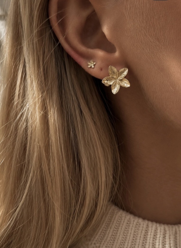 Poppy Earrings ( forgyldt) - Image 2
